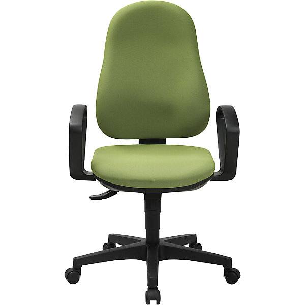 Bürostuhl SUPPORT SY mit Armlehnen Synchronmechanik salbei. Topstar GmbH 72404249-3