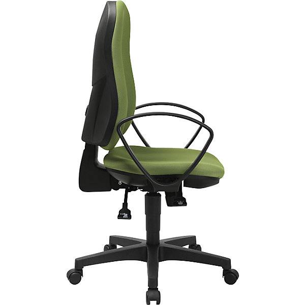 Bürostuhl SUPPORT SY mit Armlehnen Synchronmechanik salbei. Topstar GmbH 72404249-4