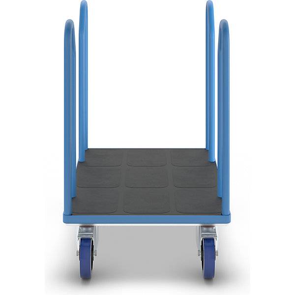 Plattformwagen mit Seitenbügeln Vollelastikreifen LxB 1050 x 700 mm. TAKKT Industrial & Packaging GmbH 69340849-3