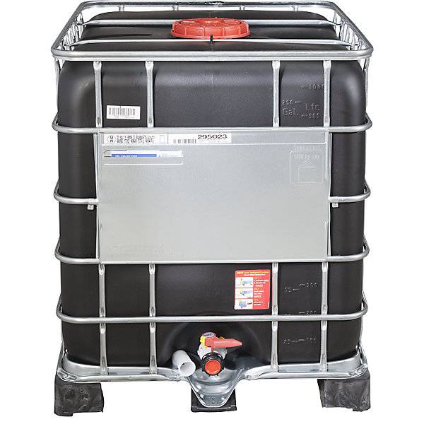 IBC-Container RECOBULK mit UV-Schutz UN-Zulassung Volumen 1000 l auf PE-Palette NW Öffnung 225 mm / NW Auslauf-3