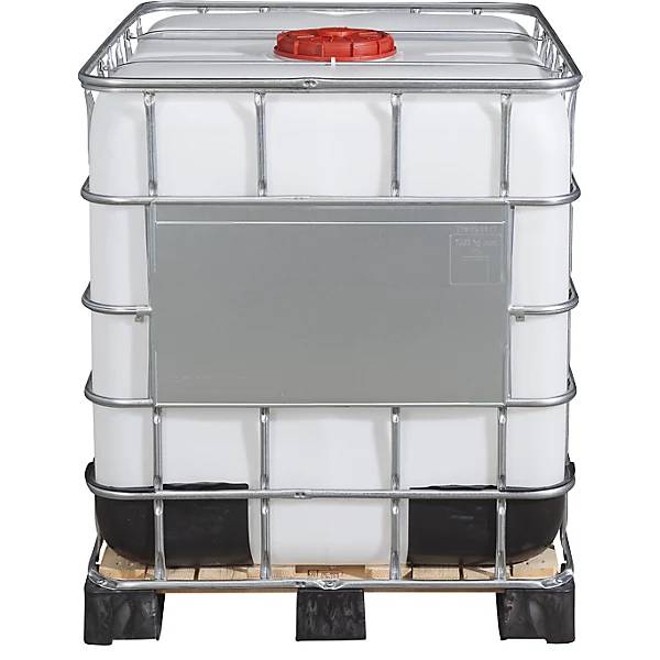 IBC-Container RECOBULK UN-Zulassung Volumen 1000 l auf Holzpalette NW Öffnung 225 mm / NW Auslauf 50 mm.-2