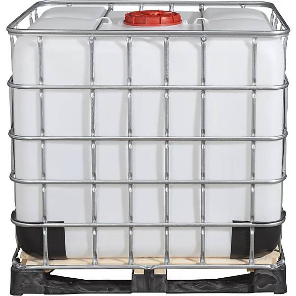 IBC-Container RECOBULK UN-Zulassung Volumen 1000 l auf Holzpalette NW Öffnung 225 mm / NW Auslauf 50 mm.-3