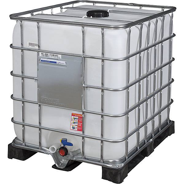 IBC-Container RECOBULK Volumen 1000 l auf PE-Palette NW Öffnung 150 mm / NW Auslauf 50 mm. Denios SE 72599949-1