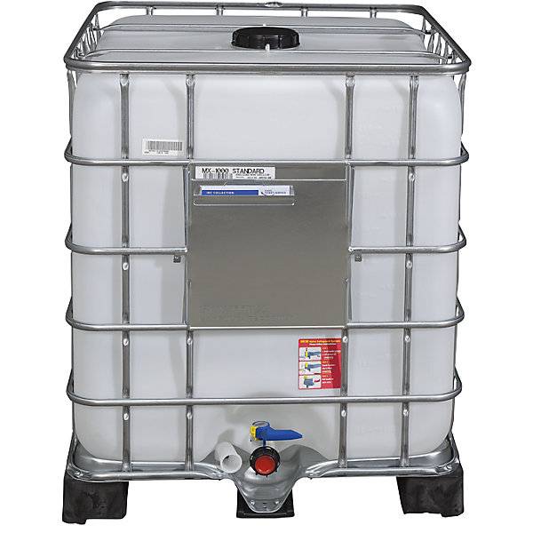 IBC-Container RECOBULK Volumen 1000 l auf PE-Palette NW Öffnung 150 mm / NW Auslauf 50 mm. Denios SE 72599949-4