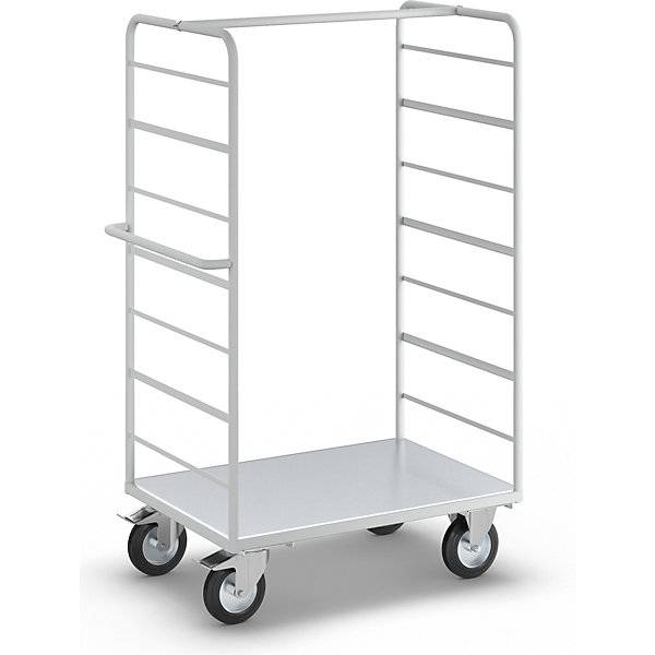 ESD-Etagenwagen mit 2 Seitenwänden Ladeflächen-LxB 975 x 620 mm 1 Etage. TAKKT Industrial & Packaging GmbH-0