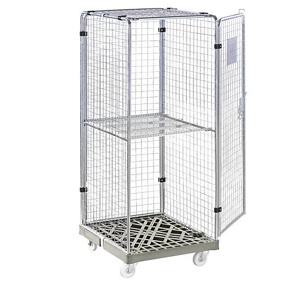Rollbehälter PROTECT Höhe 1800 mm kieselgrau. Pilsl Transportgeräte GmbH 48347549-1