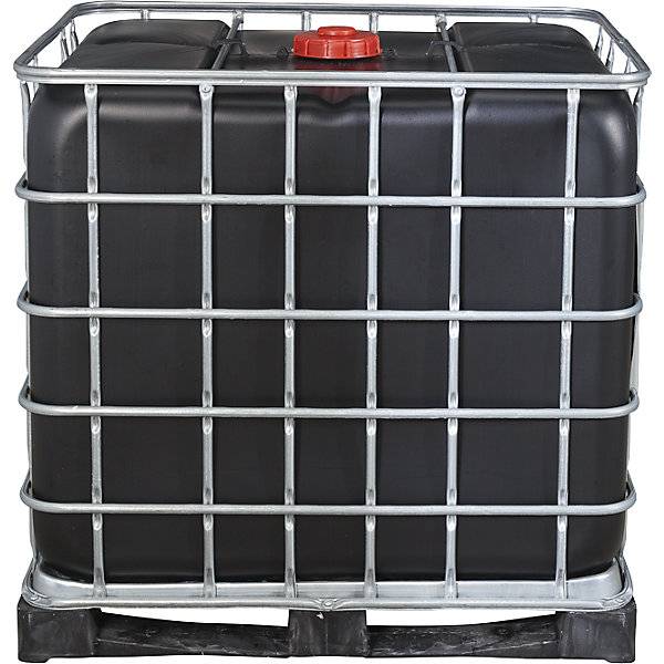 IBC-Container RECOBULK UN-Zulassung Volumen 1000 l auf Stahlrahmen-Palette NW Öffnung 150 mm / NW Auslauf 50-1