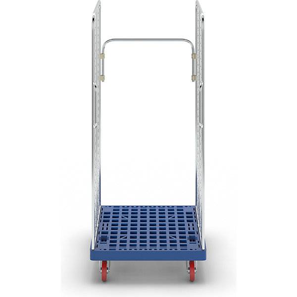 Rollbehälter 2 Seitengitter mit Sicherheitsgriffen enzianblau. ESB Engineering System Bau GmbH 66811749-2