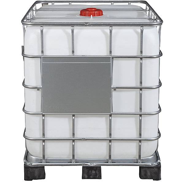 IBC-Container RECOBULK UN-Zulassung Volumen 1000 l auf PE-Palette NW Öffnung 150 mm / NW Auslauf 50 mm. Denios-1