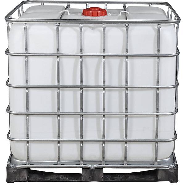 IBC-Container RECOBULK UN-Zulassung Volumen 1000 l auf PE-Palette NW Öffnung 150 mm / NW Auslauf 50 mm. Denios-2