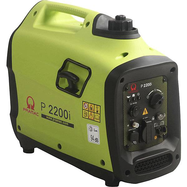 Inverter Stromerzeuger P 2200 i Benzin 230 V Leistung max. 2100 Watt 19 kW. PRAMAC GMBH 72660149-0
