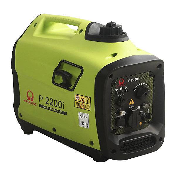 Inverter Stromerzeuger P 2200 i Benzin 230 V Leistung max. 2100 Watt 19 kW. PRAMAC GMBH 72660149-1