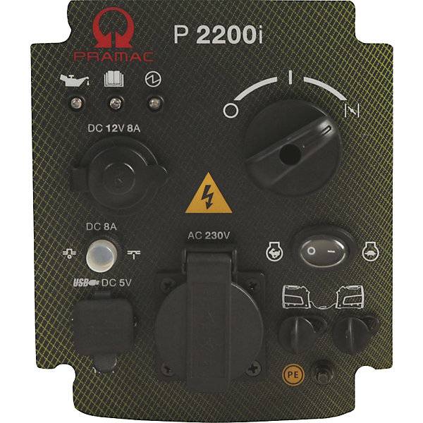 Inverter Stromerzeuger P 2200 i Benzin 230 V Leistung max. 2100 Watt 19 kW. PRAMAC GMBH 72660149-3