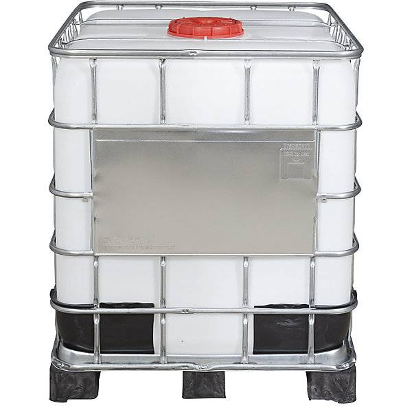 IBC-Container RECOBULK UN-Zulassung Volumen 1000 l auf PE-Palette NW Öffnung 225 mm / NW Auslauf 50 mm. Denios-1