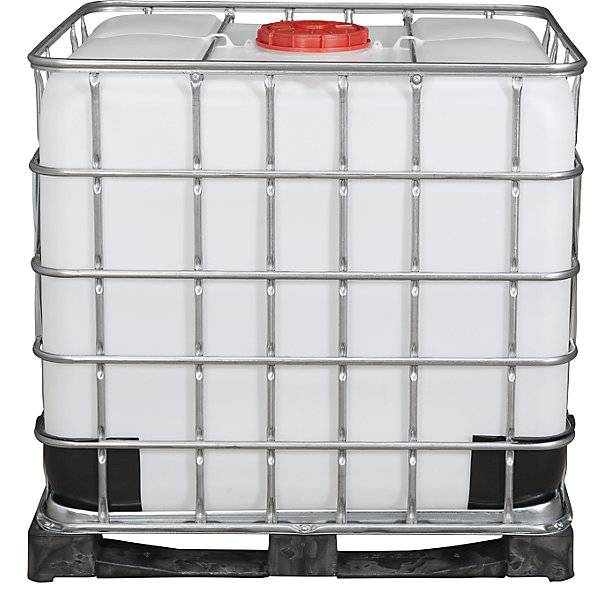 IBC-Container RECOBULK UN-Zulassung Volumen 1000 l auf PE-Palette NW Öffnung 225 mm / NW Auslauf 50 mm. Denios-2