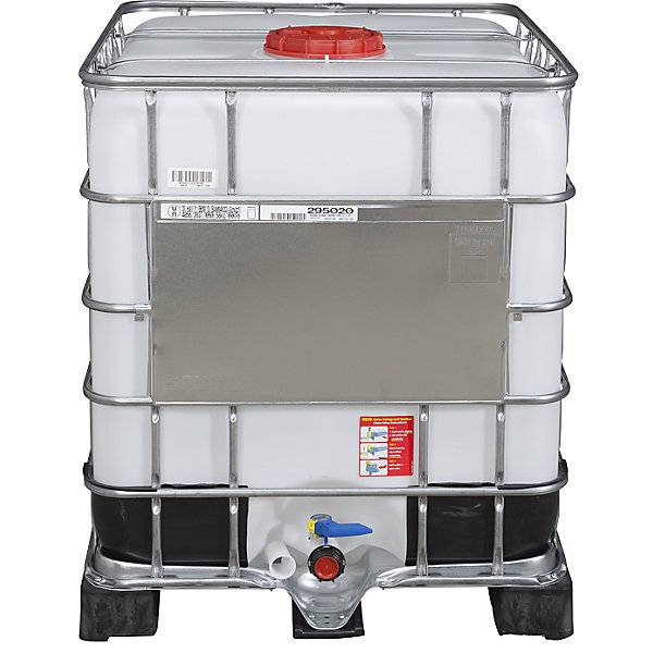 IBC-Container RECOBULK UN-Zulassung Volumen 1000 l auf PE-Palette NW Öffnung 225 mm / NW Auslauf 50 mm. Denios-3