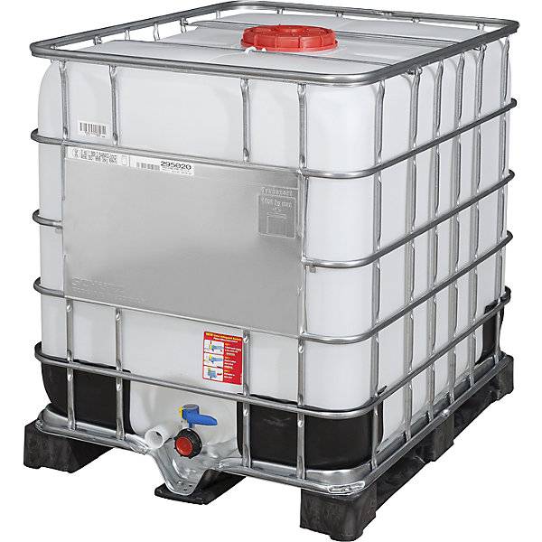 IBC-Container RECOBULK UN-Zulassung Volumen 1000 l auf PE-Palette NW Öffnung 225 mm / NW Auslauf 50 mm. Denios-4