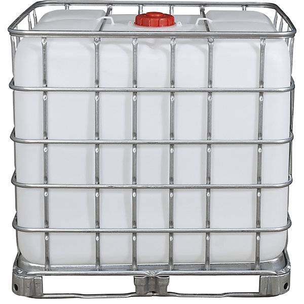 IBC-Container RECOBULK UN-Zulassung Volumen 1000 l auf Stahlrahmen-Palette NW Öffnung 150 mm / NW Auslauf 80-4