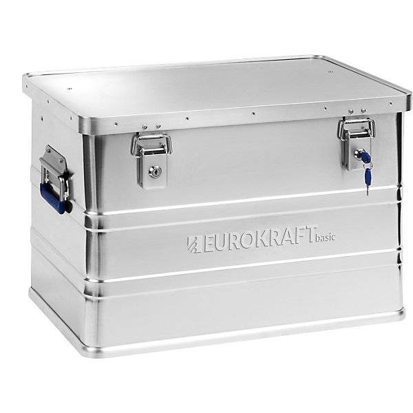 Aluminiumbox Volumen 68 l LxBxH 575 x 385 x 375 mm. TAKKT Industrial & Packaging GmbH 65826149-0