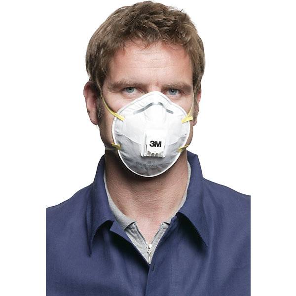 Atemschutzmaske 8812 FFP1/V NR D m.Ausatemventil 3M-2