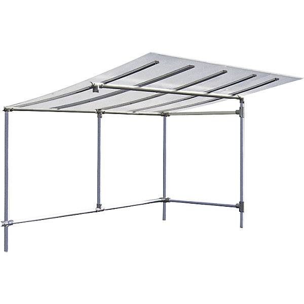 Fahrradüberdachung ECO Erweiterung ohne Verkleidung Breite 2453 mm silber. SPL Deutschland GmbH 72060249-0
