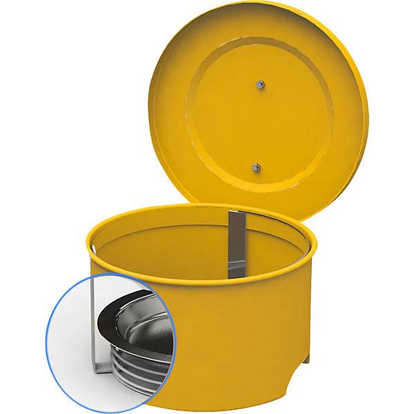 Kleinteilereiniger mit Erdungsanschluss Stahl beschichtet Inhalt 4 l. Denios SE 69032349-3