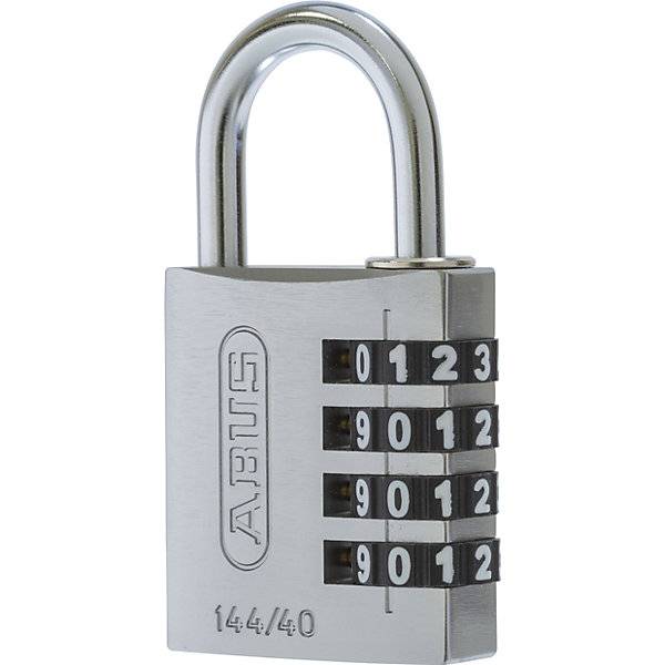 Zahlenschloss Aluminium mit verstellbaren Code 144/40 VE 6 Stk silber. ABUS | August Bremicker Söhne-0