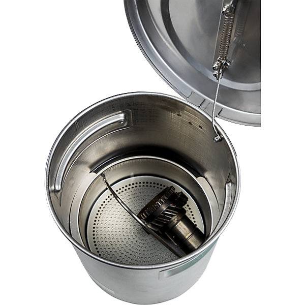 Kleinteilereiniger Inhalt 8 l Edelstahl mit Deckel. Denios SE 69032449-4