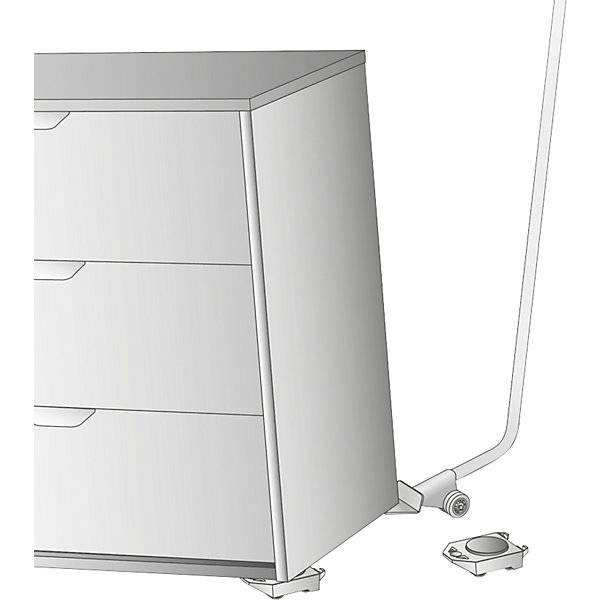 Möbelheber LIFTER L silber. Wagner System GmbH 72836549-4