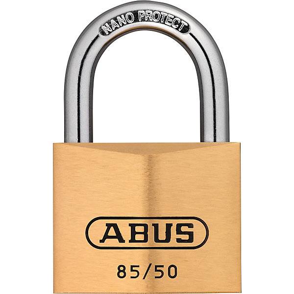 Vorhängeschloss 85/50 Lock-Tag VE 6 Stk Messing. ABUS 65145449-0