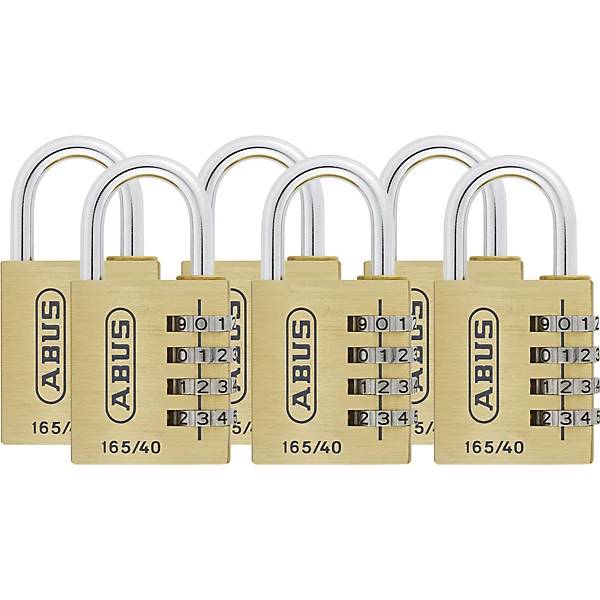 Zahlenschloss 165/40 Lock-Tag VE 6 Stk Messing. ABUS | August Bremicker Söhne Bremicker Söhne AG 65141049-1