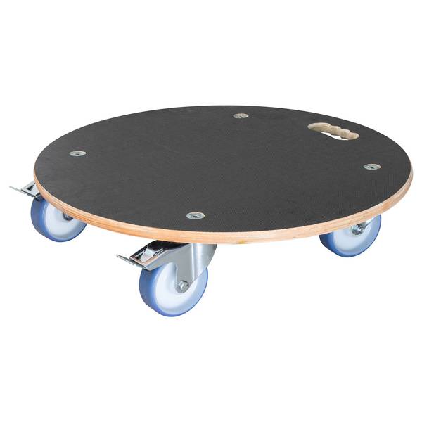 WAGNER Pflanzenroller/Transporthilfe MAXIGRIP Ø 58 x 14,5 cm, wetterfest, Bremsen, Tragkraft 300 kg, DE Ware - 20116801
