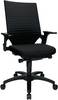 Bürodrehstuhl Autosynchr.-T.schwarz 420-550mm m.Lehnen Trgf.110kg TOPSTAR