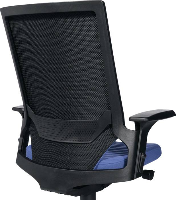 Bürodrehstuhl Autosynchr.-T.schwarz 420-550mm m.Lehnen Trgf.110kg TOPSTAR-3