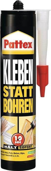 Montagekleber Kleben statt Bohren weiß 400g Kartusche PATTEX
