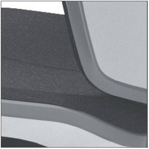 Arbeitsdrehstuhl Neon Bodengleiter+Aufstiegshilfe o.Polsterelement grau-4