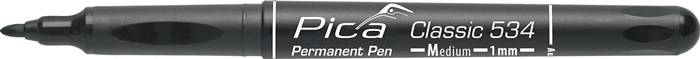 Permanentmarker Pica CLASSIC schwarz Strich-B.1mm Rundspitze PICA-2