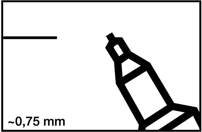 Permanentmarker 404 blau Strich-B.0,75mm Rundspitze EDDING-3
