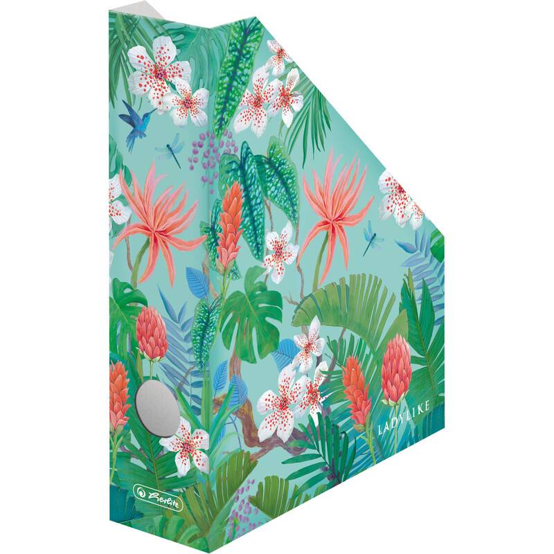 herlitz Wellpappe-Stehsammler Ladylike "Jungle", DIN A4-0