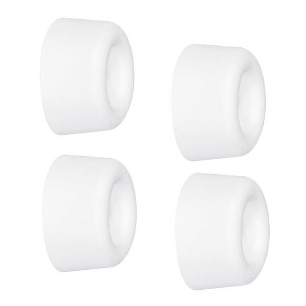 WAGNER Wandtürstopper VULKANO MINI 4tlg. Set - Ø 20 x 10 mm, Vollgummi, weiß, zum Schrauben - 15501104