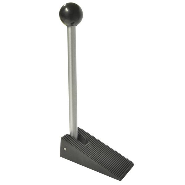 WAGNER Türkeil COMFORT - 105 x 50 x 240 mm, Stahl Feststellhebel, Kautschuk schwarz, Unterschieben&Einklemmen - 15697501