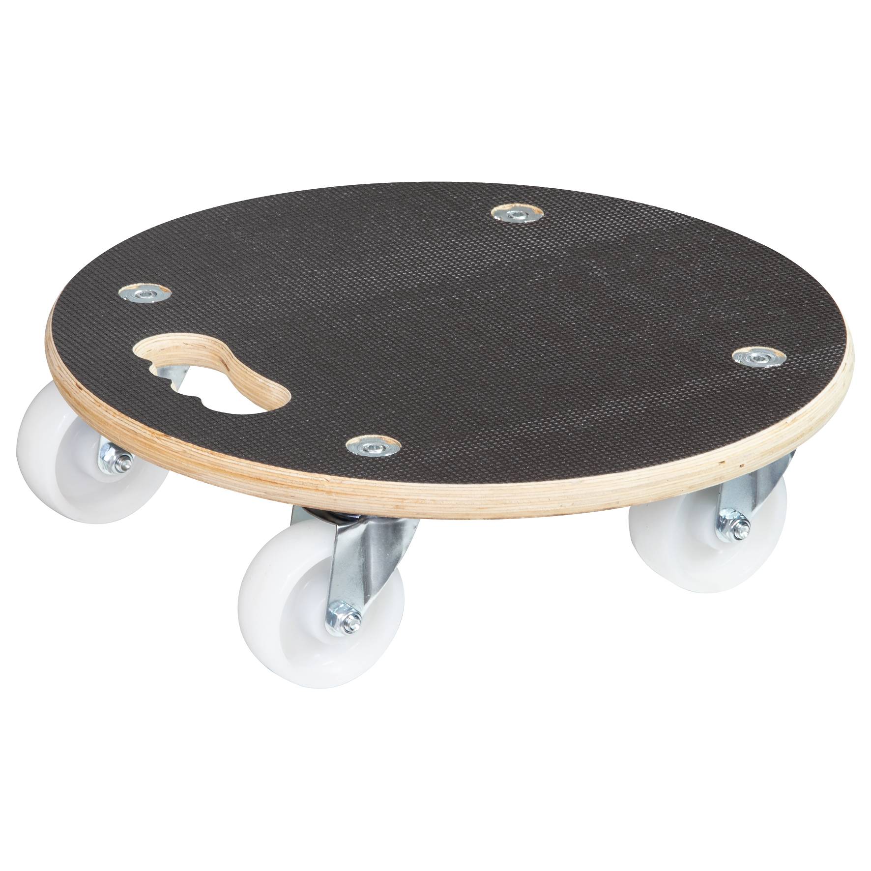 WAGNER Transporthilfe Multiplex MAXIGRIP 18 mm - Ø 38 x 11 cm, Rollen Ø 75 mm, Tragkraft 300 kg - 20110801-0
