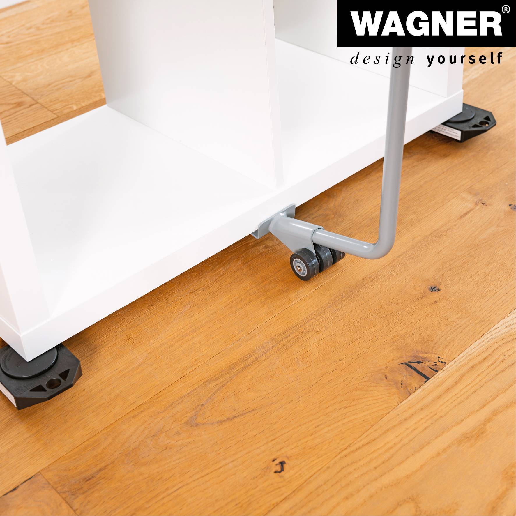 WAGNER Möbelheber/Lifter/Umzugshelfer 102 x 23 cm, rückenschonend, aus Stahl, Tragkraft 150 kg - 20412201-2
