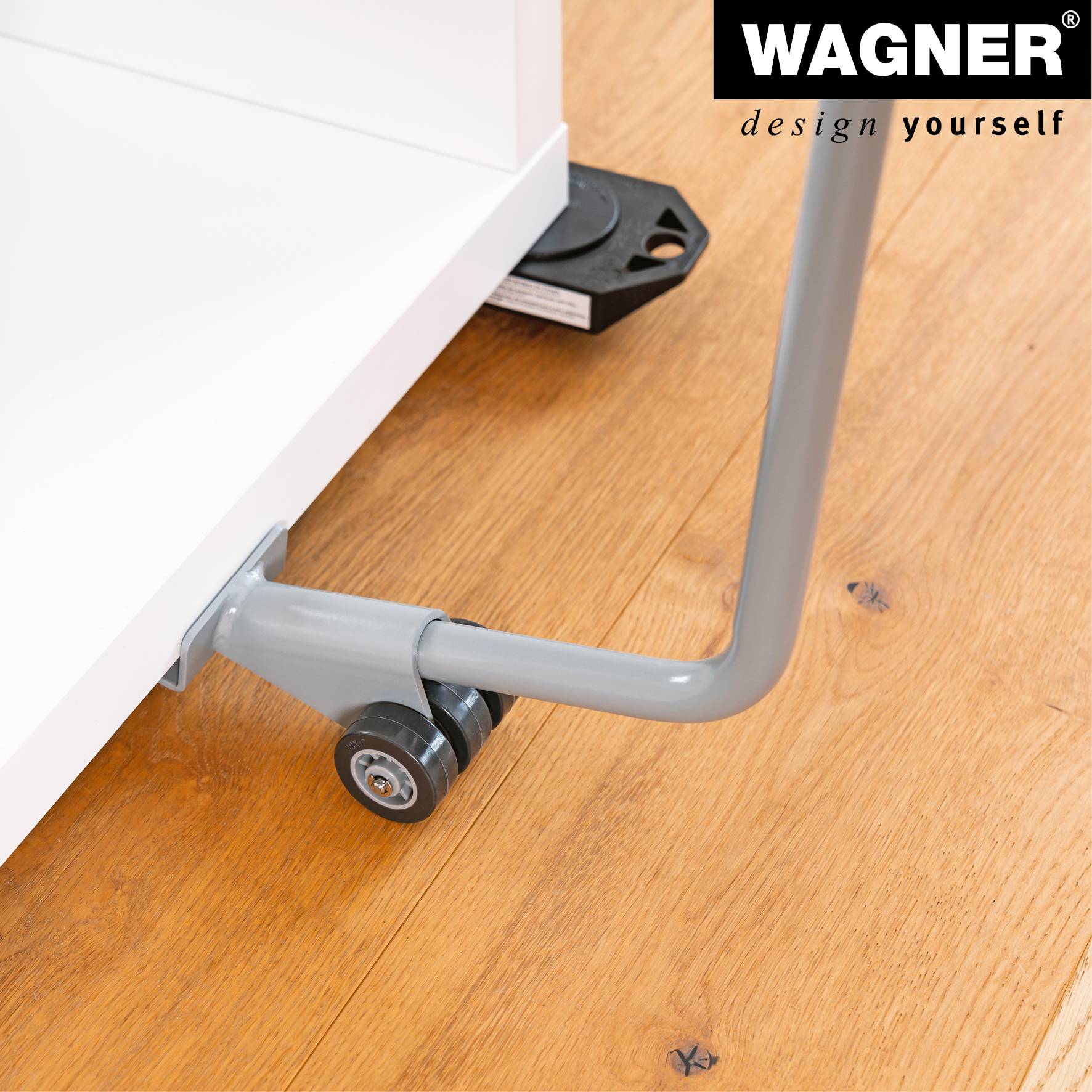 WAGNER Möbelheber/Lifter/Umzugshelfer 102 x 23 cm, rückenschonend, aus Stahl, Tragkraft 150 kg - 20412201-4
