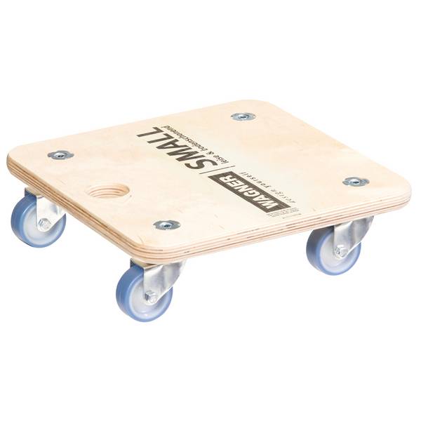WAGNER Transporthilfe SMALL ULTRASOFT 18 mm - 29 x 29 x 8,5 cm, Rollen ultrasoft Ø 50 mm, Tragkraft 250 kg - 20135301