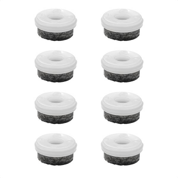 WAGNER QuickClick® Filzgleiter ULTRASOFT - 8er-Set Ersatzgleiter Ø 20 mm - für Basis Ø 20 mm - DE Ware - 15829300