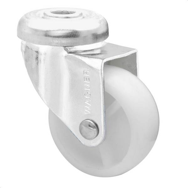 WAGNER ultrawendige 360° - Lenkrolle, Rückenloch für TENO Möbelbeine System, Ø 50 mm, Tragkraft 50 kg - 23125001