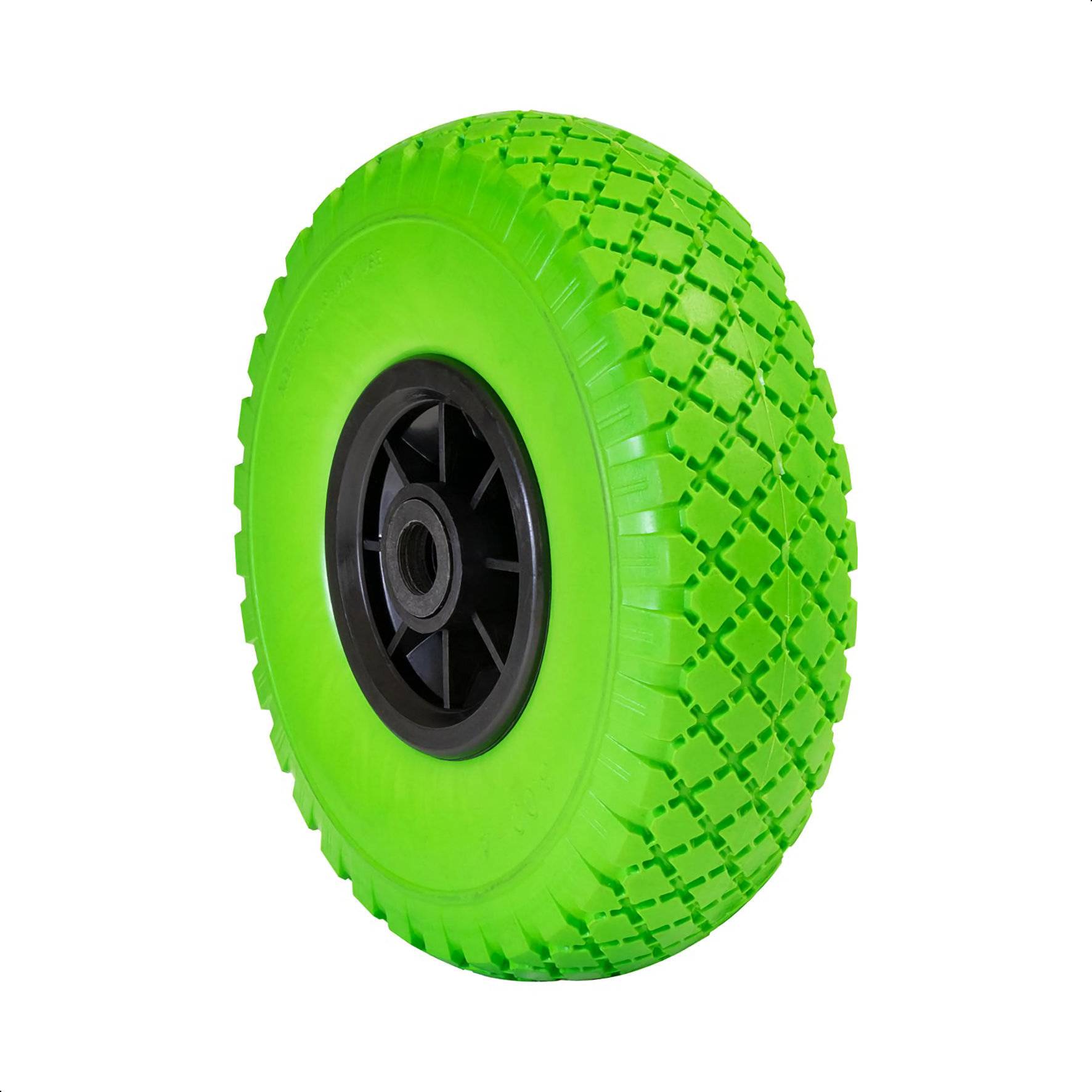 WAGNER Sackkarrenrad - PANNENSICHER - PU geschäumtes Rad Ø 260 mm, Felge 75 mm, Achse 20 mm, Tragkraft 100 kg - 04826201-0
