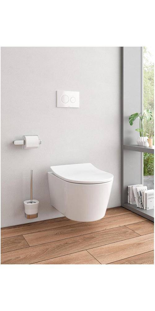 TOTO RP Tiefspül-Wand-WC, randlos, revidierte Befestigung, Tornado Flush-Düsenspülung, Keramik Cefiontect, Weiß-1