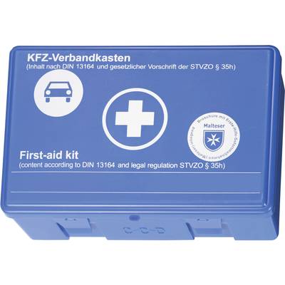 Malteser KFZ-VERBANDKASTEN Verbandkasten (B x H x T) 26 x 8 x 17 cm DIN  13164 02-2022 – Conrad Electronic Schweiz